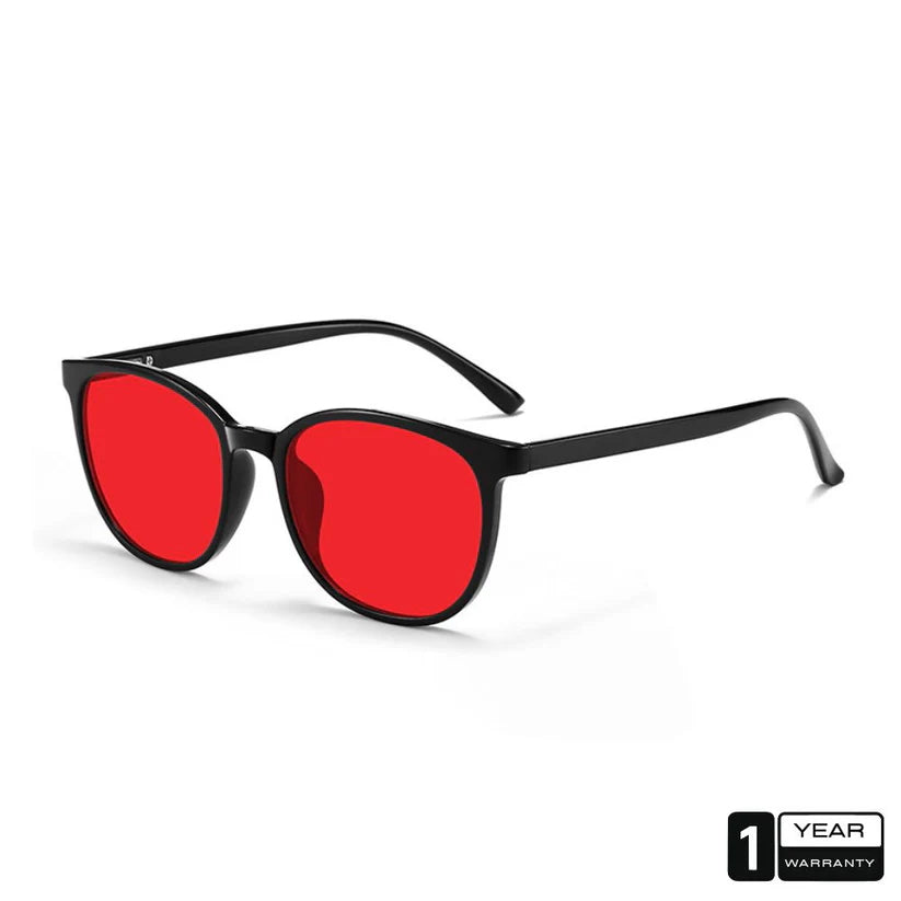 Flow State Unisex Red Lens Blue Light Glasses (SHINU)